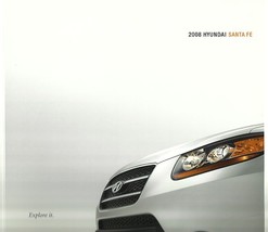 2008 Hyundai SANTA FE brochure catalog 08 US GLS SE Limited - $7.00