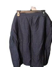  Kate Hill Skirt Gray Skirt Size 20 Side Slit Back Zip - $293.83 MXN