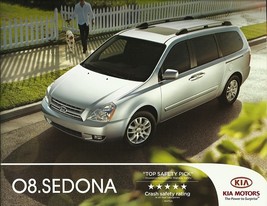 2008 Kia SEDONA sales brochure catalog 08 US LX EX V6 - $6.00