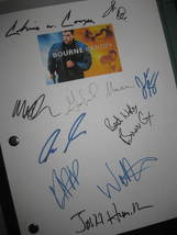 The Bourne Identity Signed Movie Film Script Screenplay X10 autograph Matt Damon - £15.65 GBP