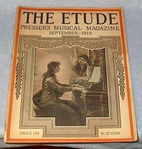 Presser&#39;s Musical Magazine Etude September 1915 Cream of Wheat - £11.69 GBP