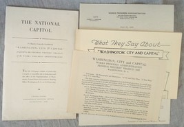 Capitol Washington CD vintage guidebook 1937 WPA ephemera - £11.25 GBP