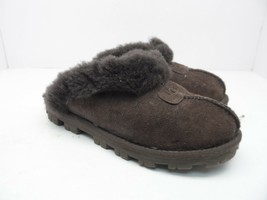 UGG Australia Women&#39;s Coquette Sheepskin Slipper Chocolate Size 5M - £27.84 GBP