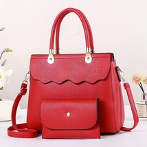 Women&#39;s Fashion Bag Hand Bag Large Capacity Lychee Pattern Shoulder Messenger Ba - £36.97 GBP