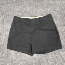 Banana Republic Shorts Womens Size 2 Black Chino Pockets Flat Front Casual - $15.41