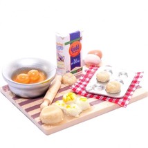Baking Set D4166 Flour Eggs Rolls Minimum World Dollhouse Miniature - £4.34 GBP