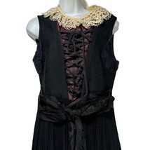 Vintage Black victorian Gothic steampunk Bayerische staatsoper munchen dress - $158.39