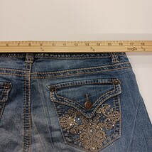 Nine West RN#89828 Women's Blue Cotton Blend Denim Cropped Jeans Size 10 (32×25) image 10