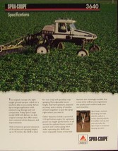 2007? Spra-Coupe 3640 Spray Rig Specifications Brochure - $10.00