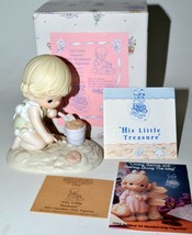  Precious Moments 1993 Members Only PM931 Figurine His Little Treasure - £11.34 GBP