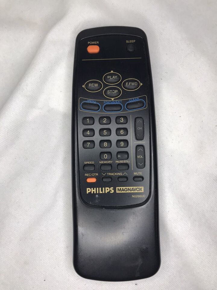 Philips Magnavox Remote Control N0266UD TV VCR Combo Tested Original OEM... - $9.99