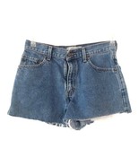 Levi Straus Mom Jean High Rise Relaxed Fit Cut Off Jean Shorts Women&#39;s S... - £16.51 GBP