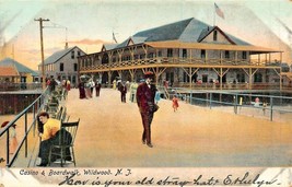 Wildwood New Jersey~C ASIN O &amp; Boardwalk 1906 Pstmk Postcard - £4.45 GBP