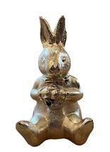 Royal Doulton England Silver Bunny Rabbit Bunnykins Coin Bank Money Savings - $21.04