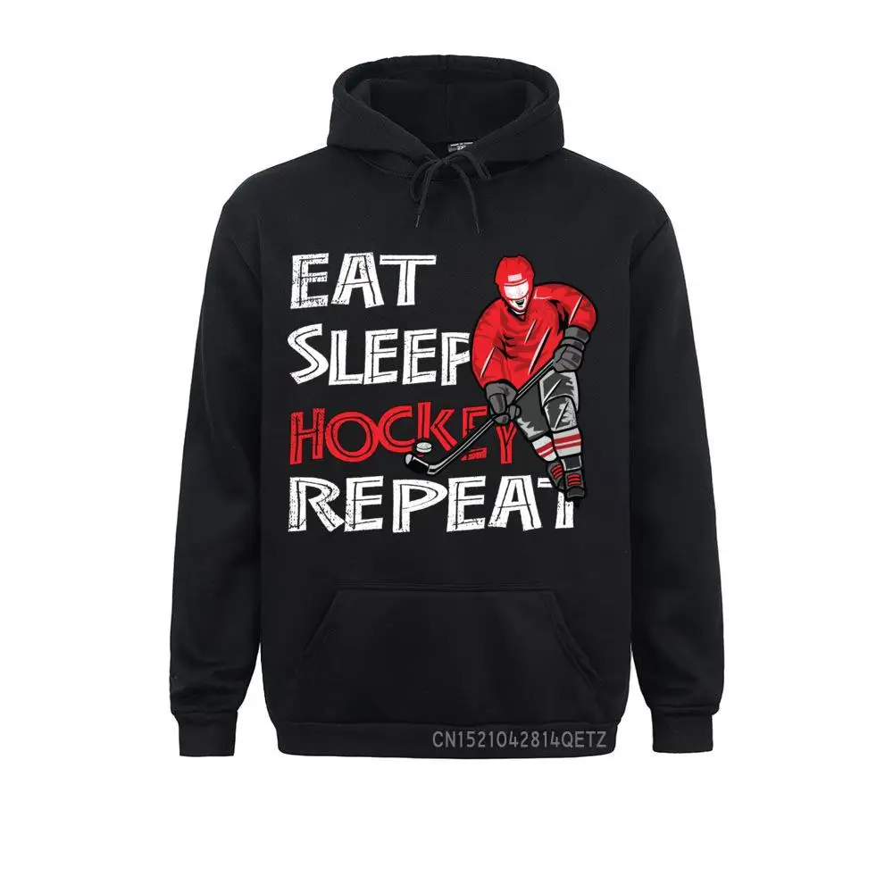 Eat Sleep Hockey Repeat Top For Boys With Puck And Stick Long Sleeve s Latest Lo - £136.10 GBP