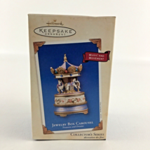 Hallmark Ornament Treasures Dreams Jewelry Box Carousel #2 Music Movemen... - £31.50 GBP