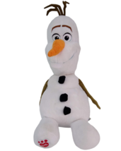 Build A Bear Olaf Disney Frozen 18&quot; Stuffed Plush Snowman Soft Toy Doll BAB - £7.76 GBP