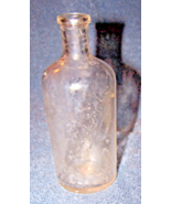 The F.W. Fitch Co. Clear Glass Medicine Bottle-Lot 2-5 1/2 inches tall - £11.06 GBP