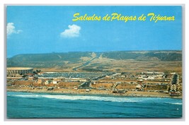 Salidas De Playas De Tijuana Baja California Messico Unp Cromo Cartolina W23 - $5.07