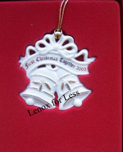 Lenox 2002 Our First Christmas Together Ornament NEW (Retired)  - $14.99