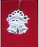 Lenox 2002 Our First Christmas Together Ornament NEW (Retired)  - £11.96 GBP