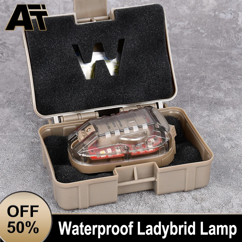 WADSN Waterproof Ladybird Lamp Tactical Survival Safety Flash Light Fast... - £21.62 GBP