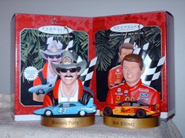 Hallmark NASCAR Elliott and Petty 2nd and 3rd in Series - £12.49 GBP