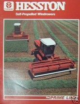 1985 Hesston 6455, 6555, 6655 Self-Propelled Windrowers Brochure - $10.00
