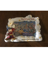 Walt Disney World 25th Anniversary World Sorcerer Mickey Ceramic 4x6 Pho... - $20.05 CAD