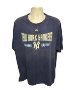 Majestic New York Yankees History Adult Blue 2XL TShirt - €19,11 EUR