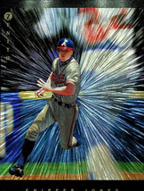 1997 Pinnacle Zenith Baseball Card Dufex - Chipper Jones #14 - 8X10 - £3.53 GBP
