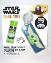 Star Wars The Mandalorian The Child Flavored Lip Balm &amp; Keychain Lip Bal... - £7.70 GBP