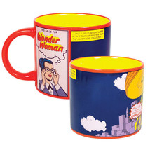 This Calls for Wonder Woman Comic Art Disappearing 14 oz Ceramic Mug DC NEW - £11.62 GBP