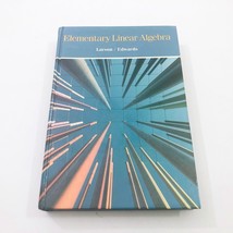 Elementary Linear Algebra Larson/ Edwards 2nd Edition Very Good Condition - $456.30 MXN