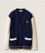 2025 NWT  AUTHENTIC MIU MIU Wool and cashmere Navy Cardigan 36 $4500 - $3,255.14 CAD