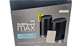 Arris Surfboard Max Pro W133 Tri-Band AX11000 Mesh WiFi 6 System Wireless Router - $248.37
