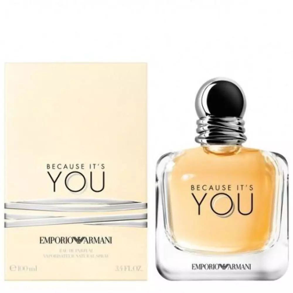 Emporio Armani Because It&#39;s You by Giorgio Armani EDP for Women 3.4FL OZ... - $54.99