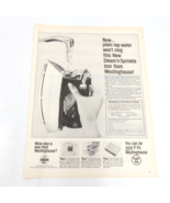 1964 Westinghouse Steam N Sprinkle Clothes Iron Allstate Print Ad 10.5x13.5 - £6.29 GBP