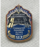 Nasa Space Shuttle STS-117 Pin Swanson Olives Reilly Forrester KG - $8.91