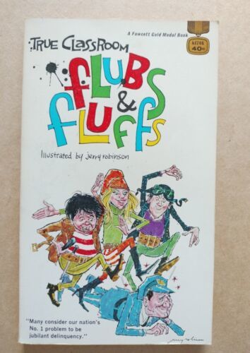 1966 True Classroom Flubs &amp; Fluffs - illus by Jerry Robinson - Gold Meda... - $12.16