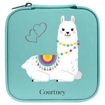 Personalizable Travel Jewelry Box Organizer, Gift for Girls and Women, P... - $35.59 CAD