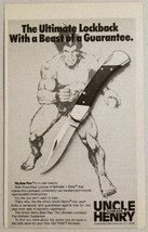 1979 Print Ad Schrade Uncle Henry Lockback Knives Ellenville,NY - $11.49