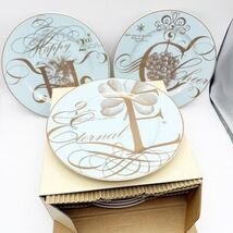 Vtg Williams Sonoma Time Circa 2000 Dessert Plates Millennium New Year B... - $49.99