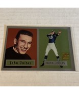 John Unitas 2000 Topps Chrome Back Colts Refractor - $5.00