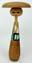 Vintage Japanese Kokeshi Wooden Doll Long Head 3.5&quot; SKU PB196/26 - $26.99