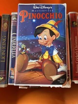 Pinocchio (VHS, 1993, Clamshell) Walt Disney&#39;s Masterpiece - £3.92 GBP