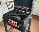 24-Inch Charcoal Grill BBQ Barbecue Smoker Heavy Duty Outdoor Pit Patio ... - £95.17 GBP