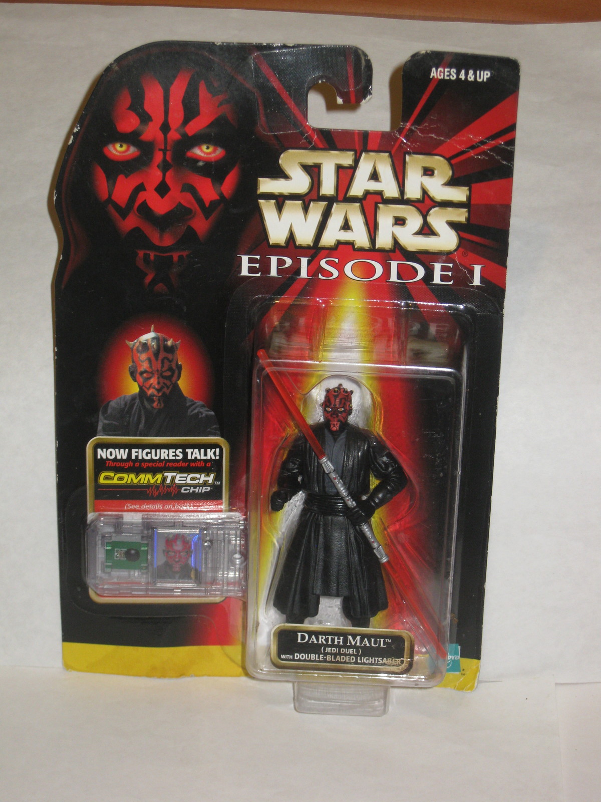 Primary image for 1998 Star Wars Episode 1 Darth Maul Jedi Duel Double Bladed Lightsaber CommTech