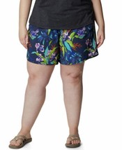 Columbia Womens Plus Size Bogata Bay Printed Stretch Shorts 1X - £42.83 GBP