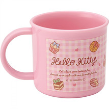 Hello Kitty Let&#39;s Have Some Teatime Fun 6.7oz Mug Pink - £11.71 GBP